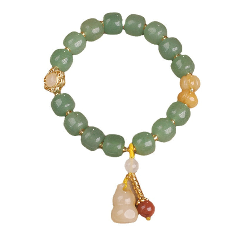 Natural Strawberry Bucket Beads Bracelet
