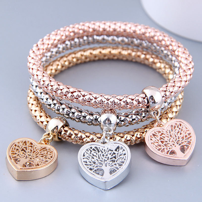Diamond-embedded Love Bracelet