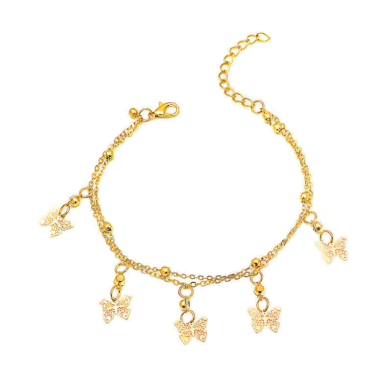 Double-layer Ball Anklet