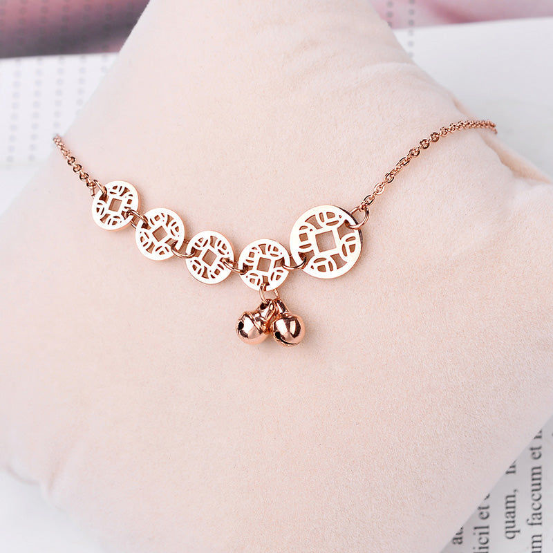 Coin Charms Chain Anklets