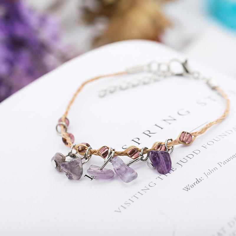 Raffia Anklet