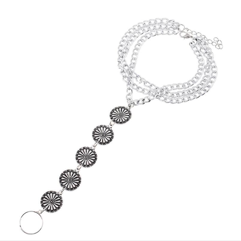 Three layer even exaggerated fringed Anklet