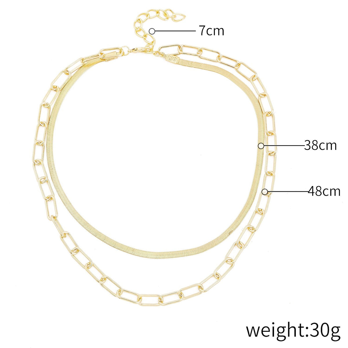 Necklace Female Twist Chain Necklace