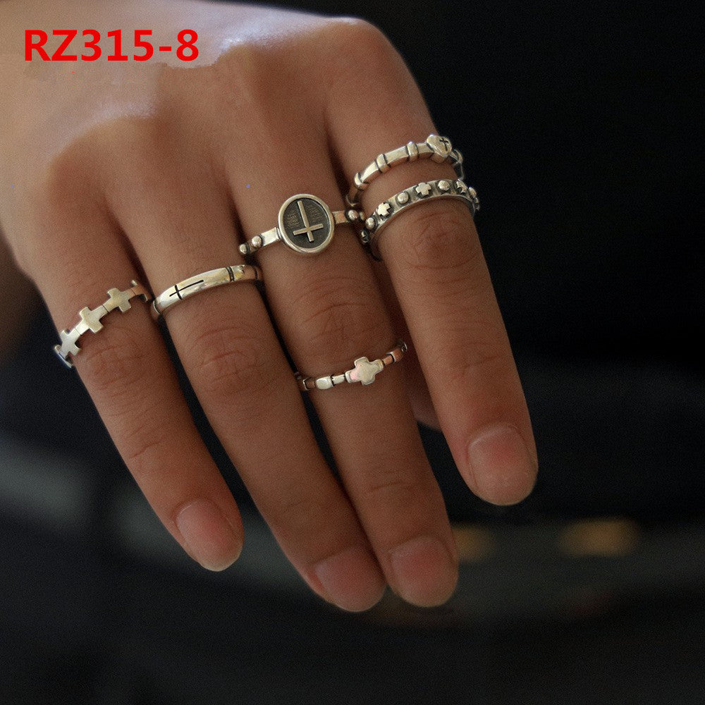 Diamond Bohemian Couple Ring Set