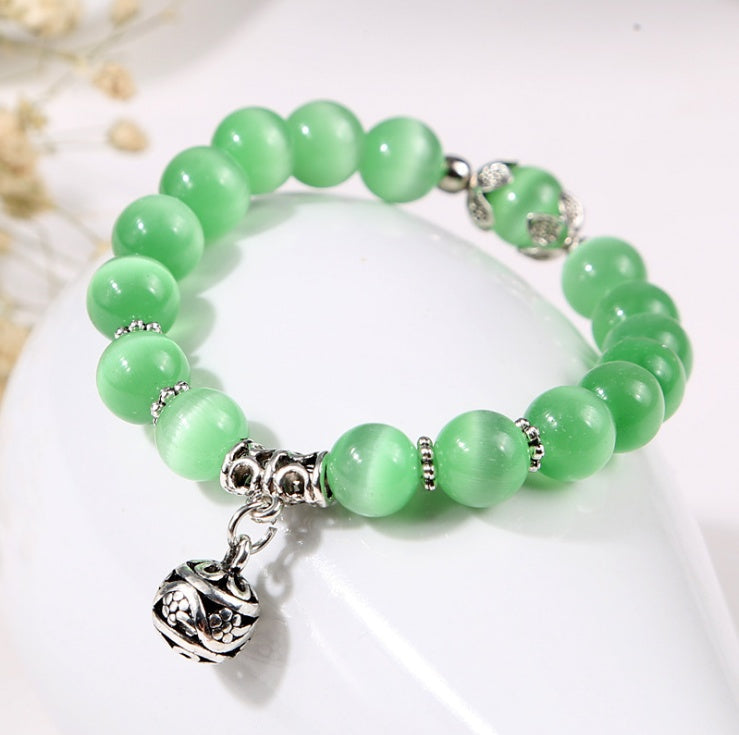 Natural opal beads bracelet