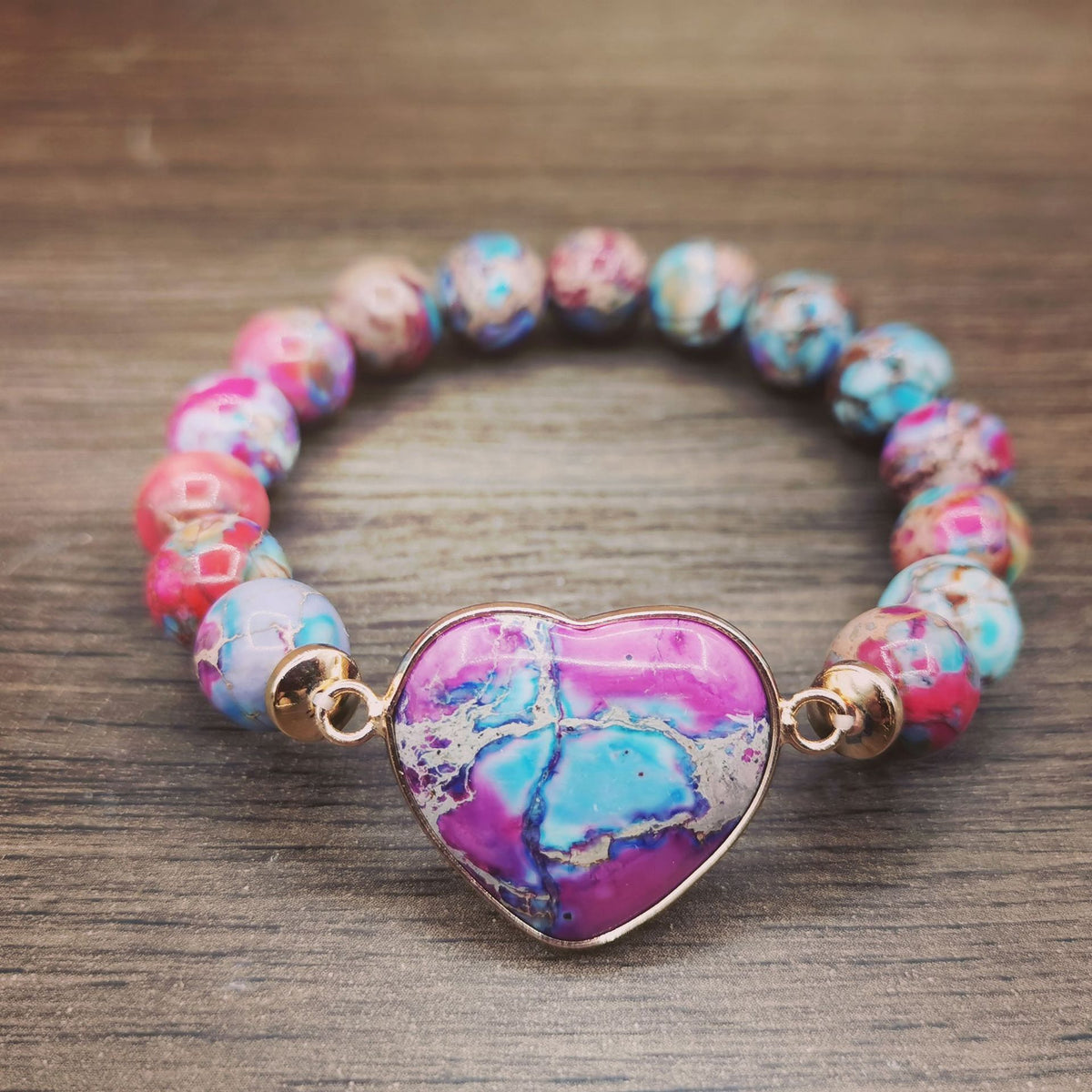 Emperor Stone Heart Bracelet