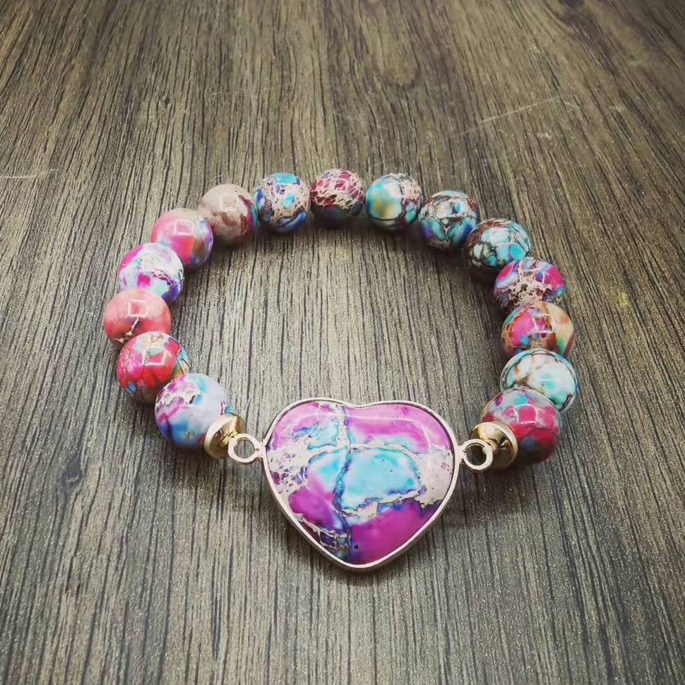 Emperor Stone Heart Bracelet