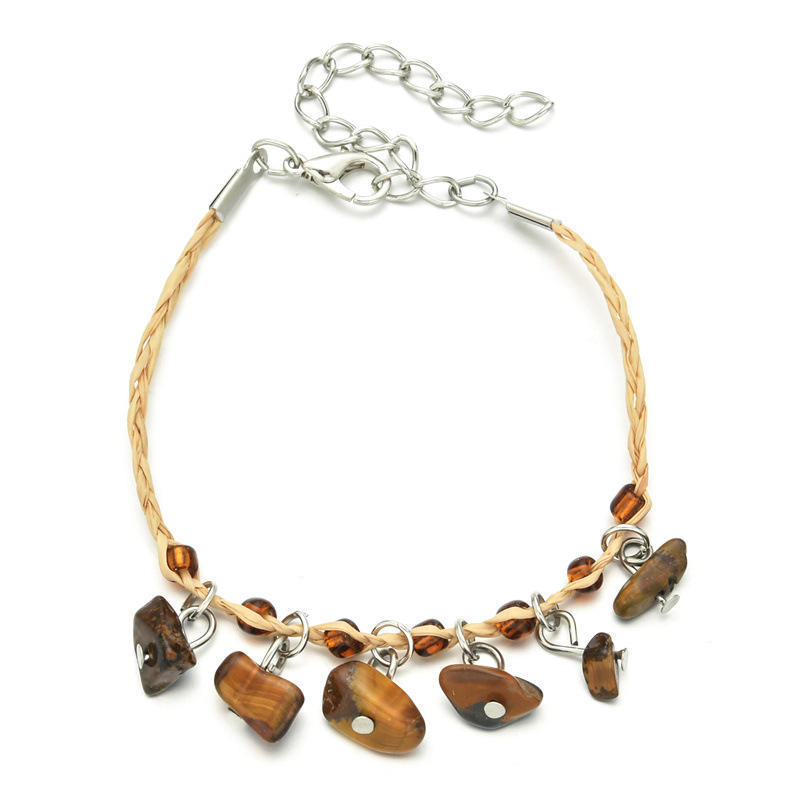 Raffia Anklet