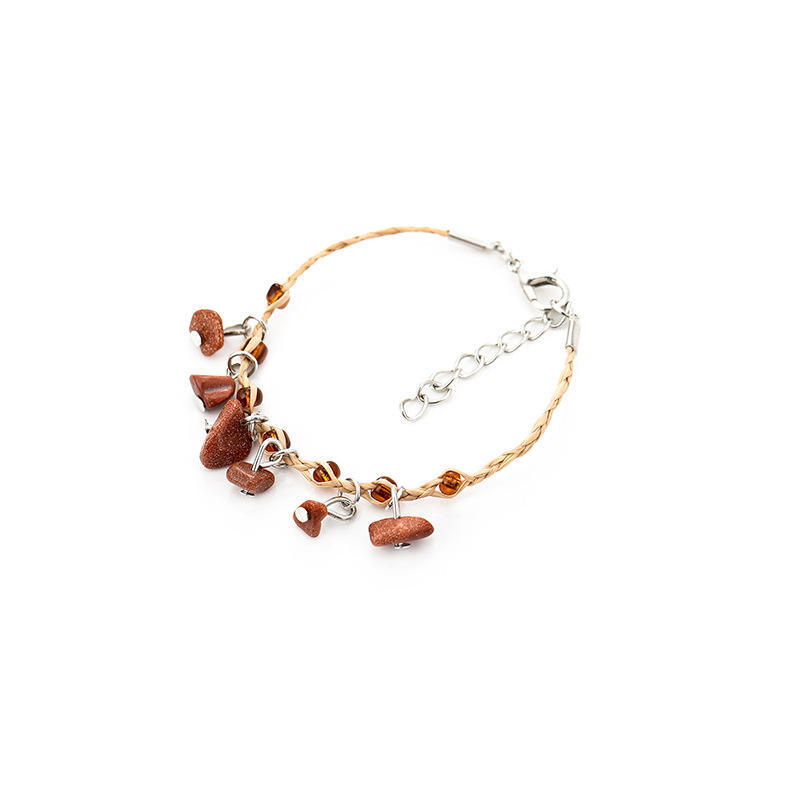 Raffia Anklet