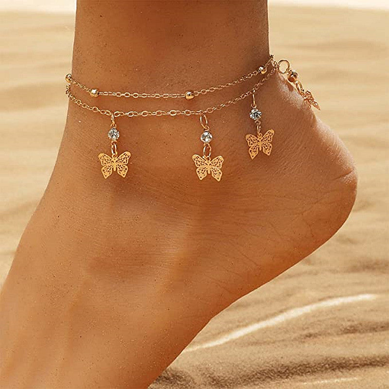 Double-layer Ball Anklet