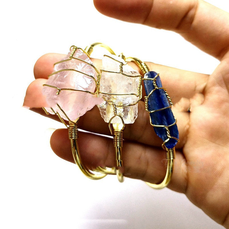 Explosive Natural Crystal Stone Bracelet