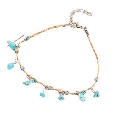 Raffia Anklet