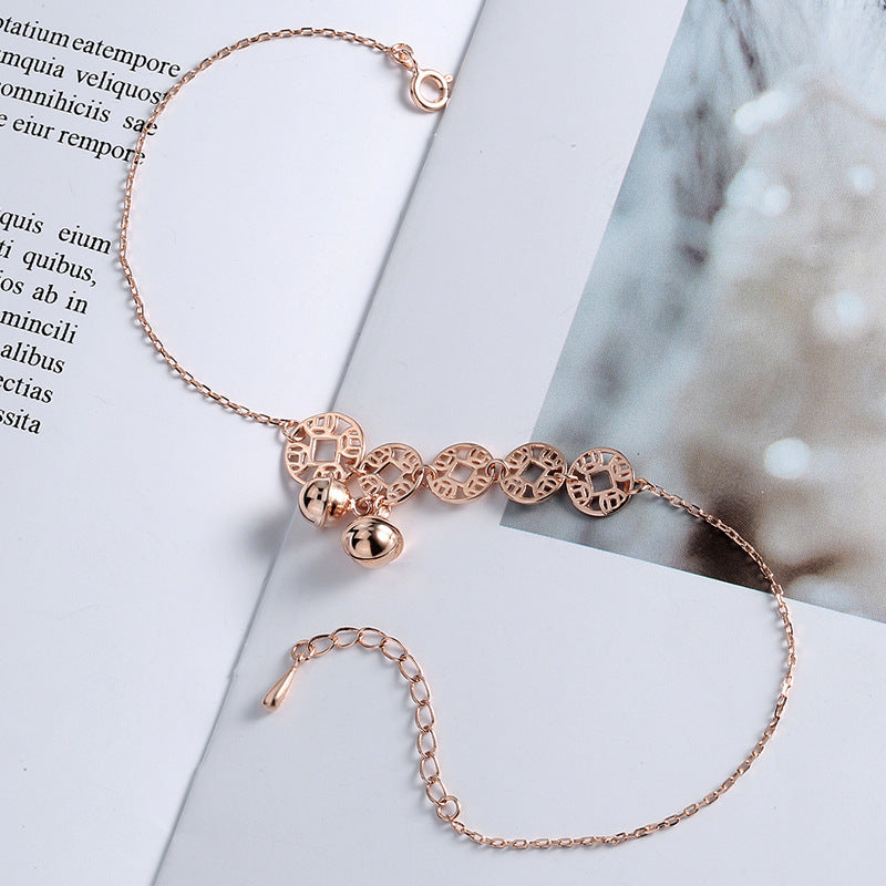 Coin Charms Chain Anklets