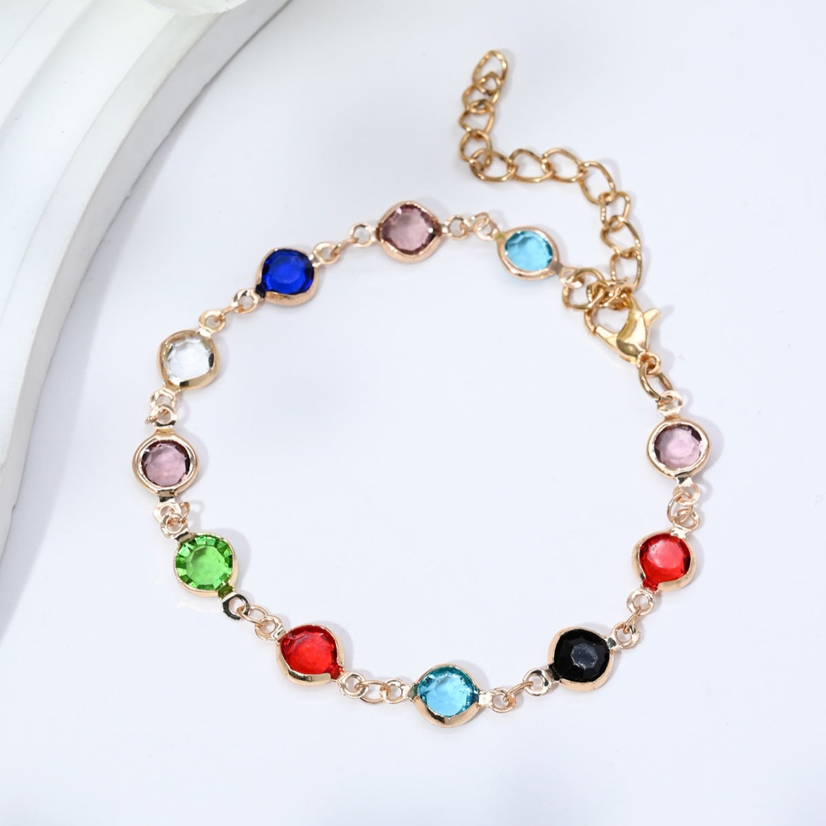 Affectionate Red Diamond Niche Light Luxury All-Match Exquisite
