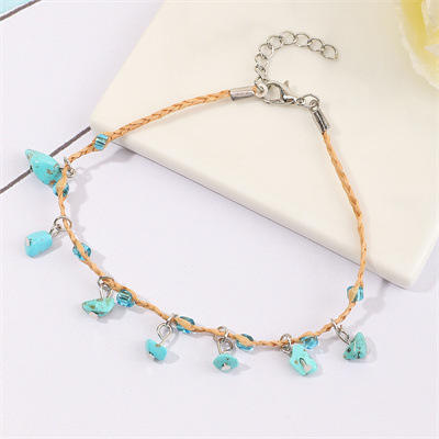 Raffia Anklet