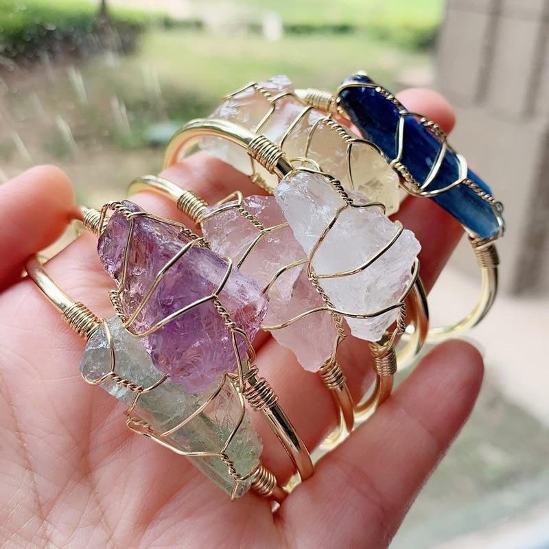 Explosive Natural Crystal Stone Bracelet