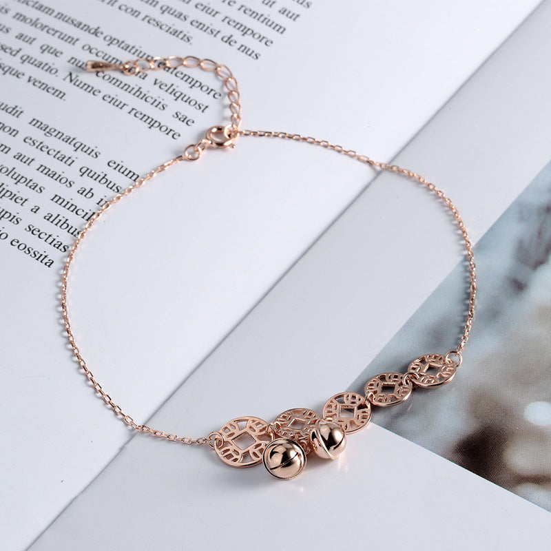 Coin Charms Chain Anklets
