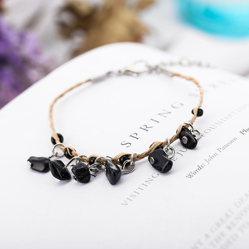 Raffia Anklet