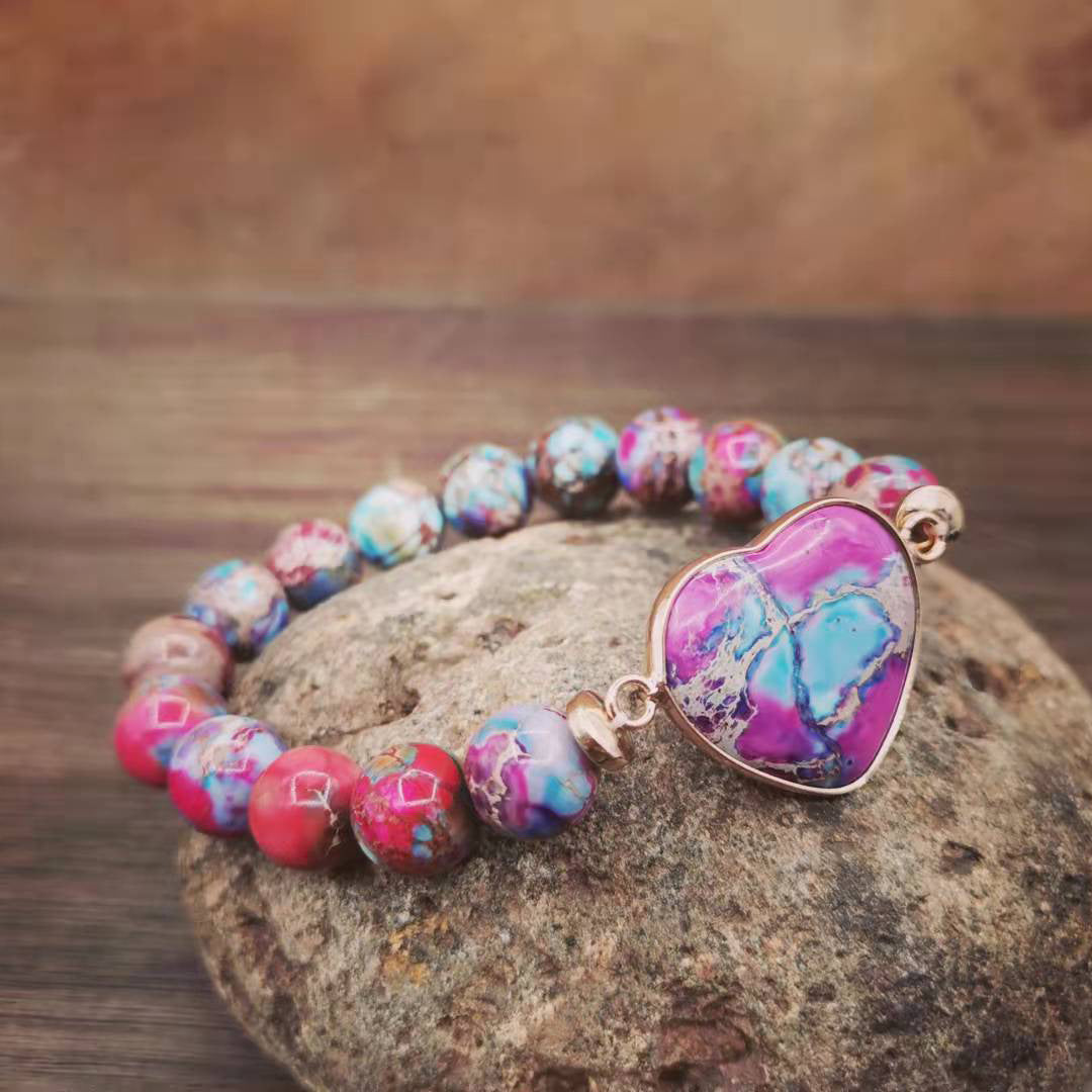 Emperor Stone Heart Bracelet