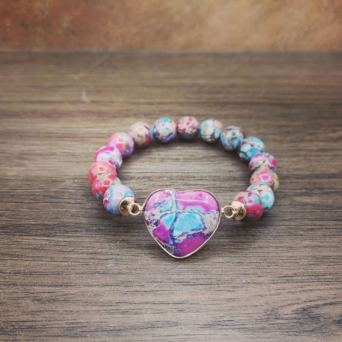 Emperor Stone Heart Bracelet